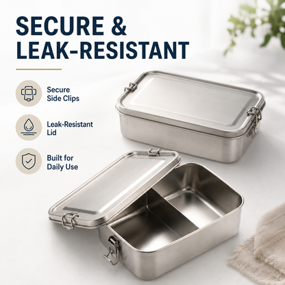 Non-Toxic Stainless Steel Lunch Box